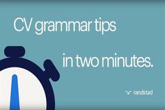 cv grammar tips in two minutes: easy mistakes you can avoid