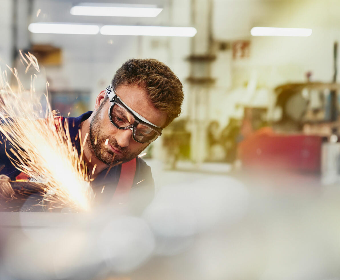 Man working in Manufacturing Industry